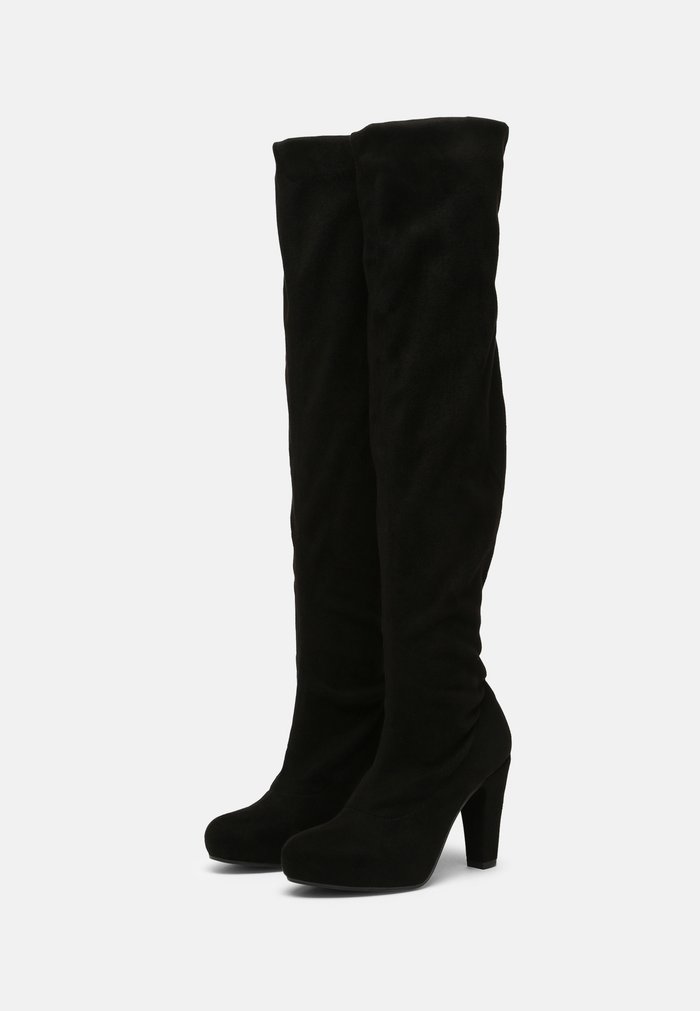 Bottes à Talons Anna Field High Noir Femme | LBE-7060112